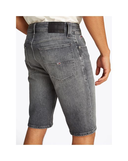 Tommy Hilfiger Gray Ronnie Denim Shorts for men