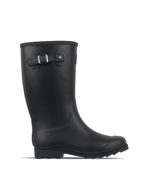 Gelert Black Fur Lined Welly Boot