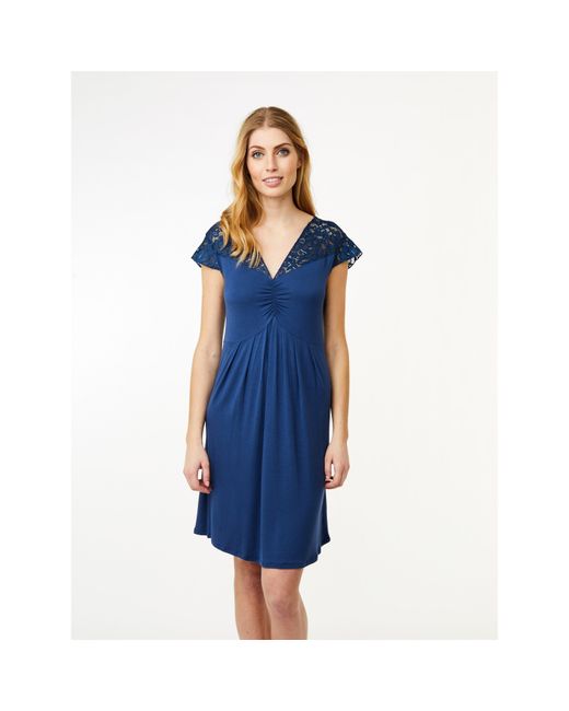 CCDK Blue T-Shirt Dress