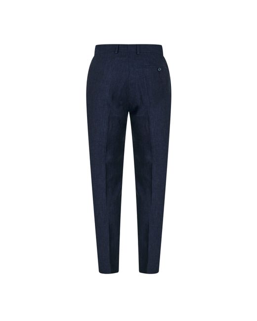 Without Prejudice Blue Frith Slim Fit Trousers for men