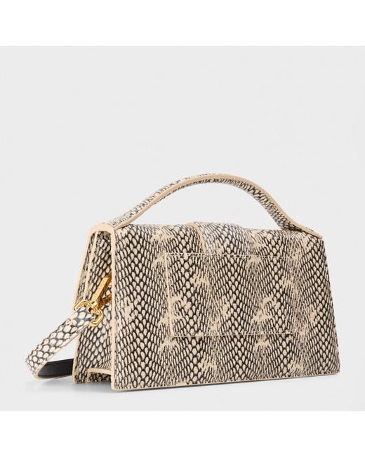 Jacquemus Metallic Leather Le Grand Bambino Crossbody Bag
