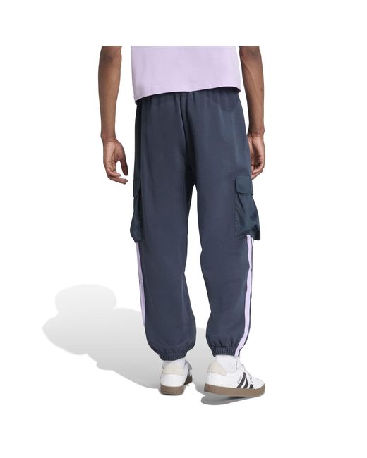 Adidas Blue Utility Joggers for men