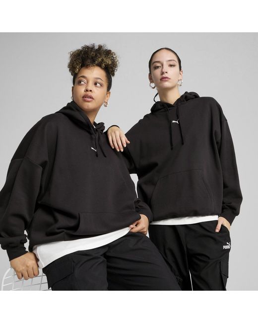 PUMA Black Essentials Oversized Hoodie