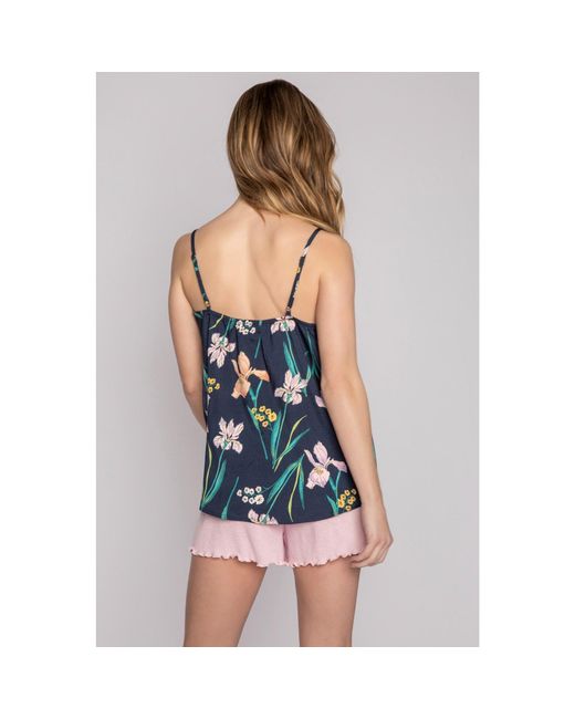 Pj Salvage Blue Cami Top