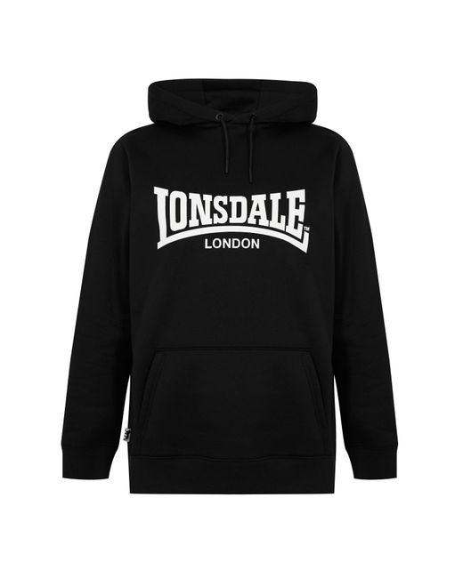 Lonsdale Black Essential Hoodie for men