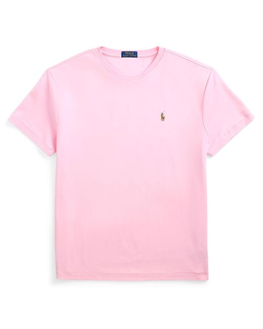 Polo Ralph Lauren Pink Regular Fit Pima T-Shirt for men