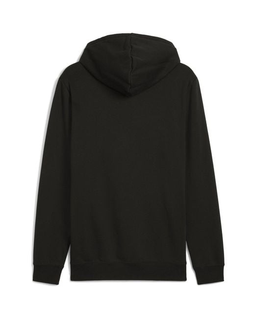 PUMA Black Overhead Hoodie for men