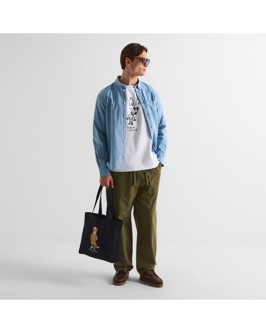 Maison Kitsuné White Party Fox Comfort T-Shirt for men