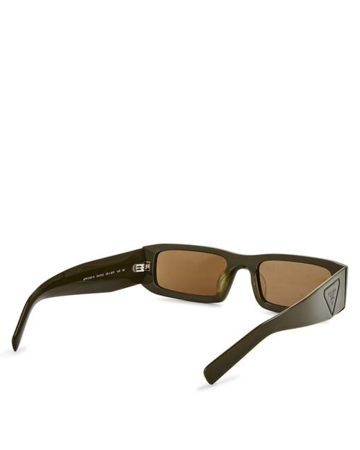 Prada Green 0Pr D09Sd Rectangle Sunglasses for men
