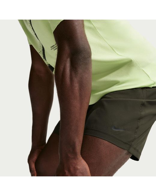 Nike Gray Dri-Fit Form 7 Unlined Versatile Shorts for men