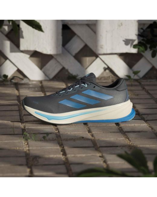 Adidas Blue Supernova Rise 2 Running Shoes for men