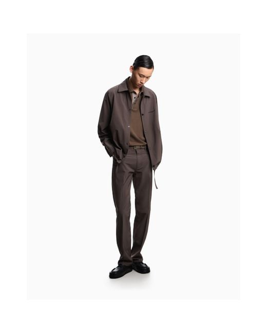 Emporio Armani Gray Blouson Jacket for men
