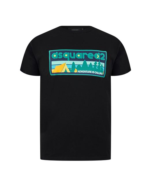 DSquared² Black Cool Fit T-Shirt for men