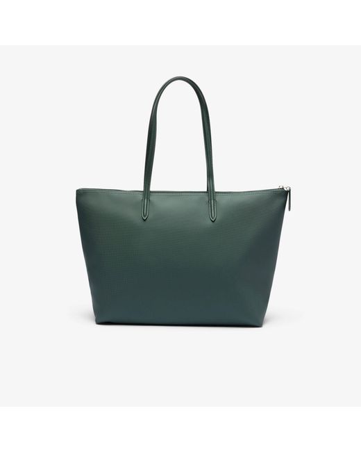 Lacoste Green Large Tote Bag