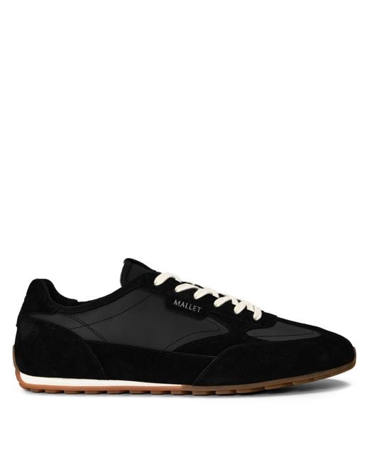 Mallet Black Low-Top Trainers for men
