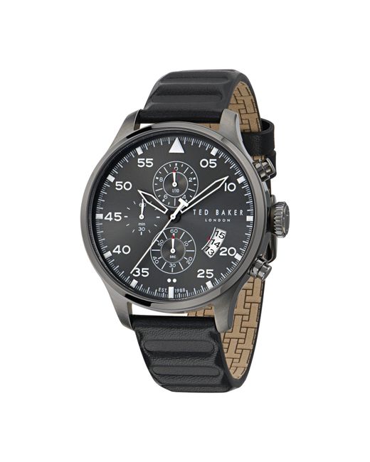 Ted Baker Black Fulmaar Quartz Analogue Watch for men