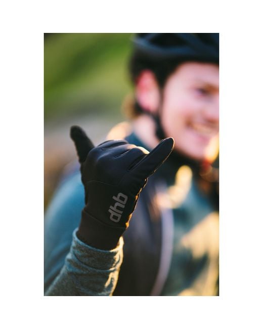 Dhb Black Windproof Cycling Gloves