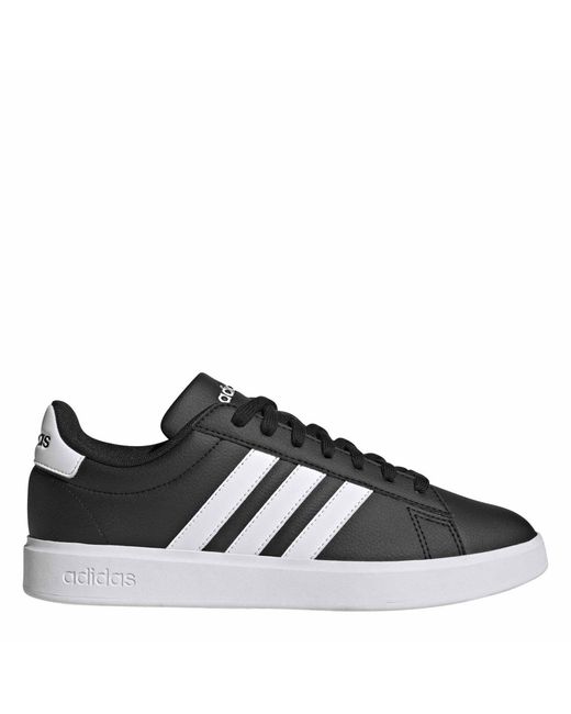 Adidas Black Grand Court Cloudfoam Comfort Shoes