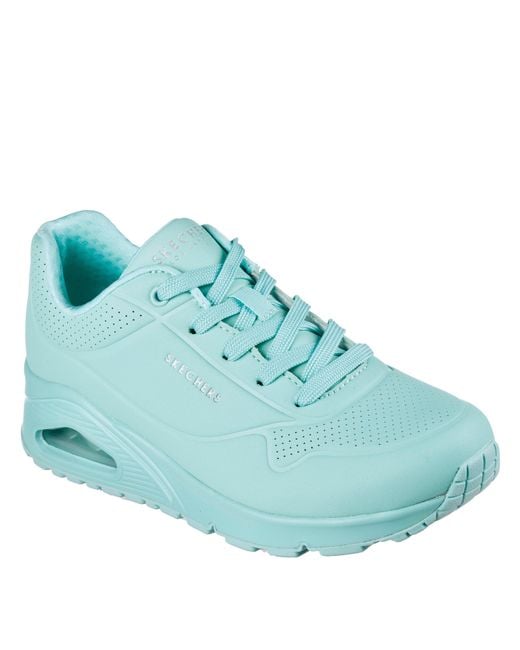 Skechers Blue Low Top Classic Trainers