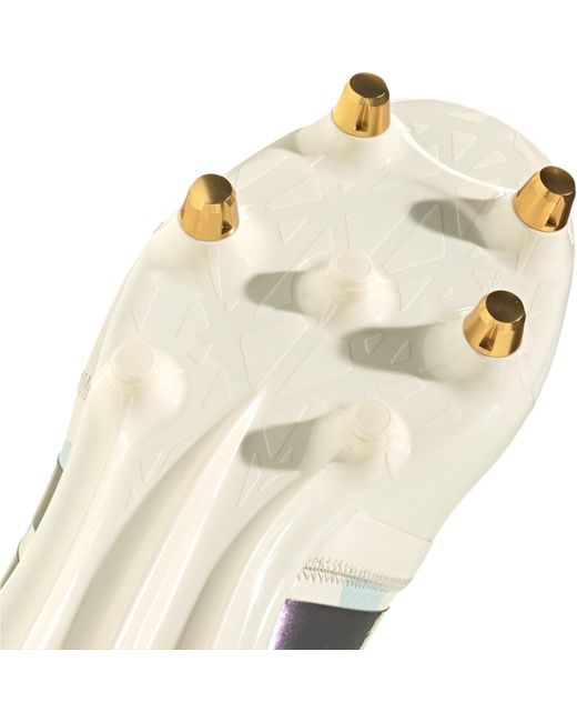 Adidas White Rs15 Avaglide Soft Ground Rugby Boots