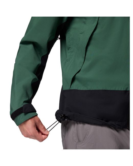 Columbia Green Boulder Falls Waterproof Jacket for men