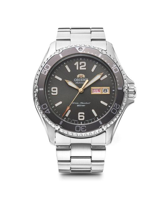 Orient Metallic Mako Iii Automatic Stainless Steel Bracelet Watch for men