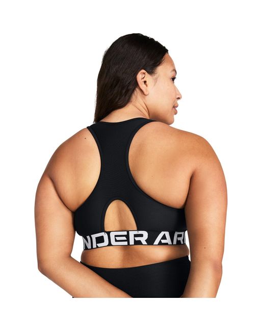 Under Armour Black Heatgear Authentics Medium Support Sports Bra