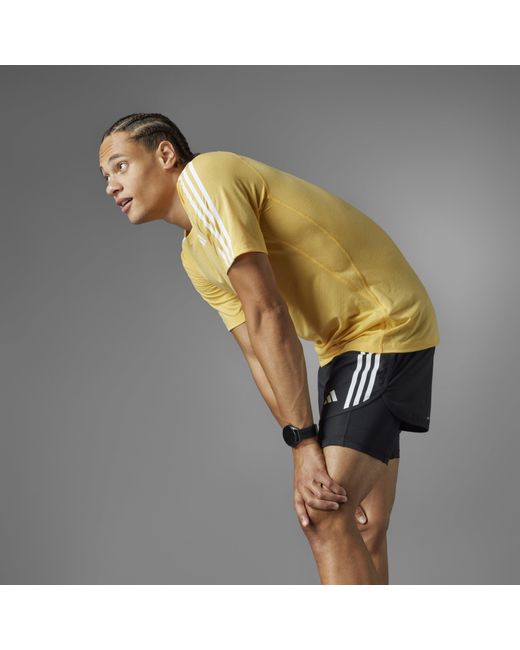 Adidas Black Own The Run 3 Stripes 2 for men