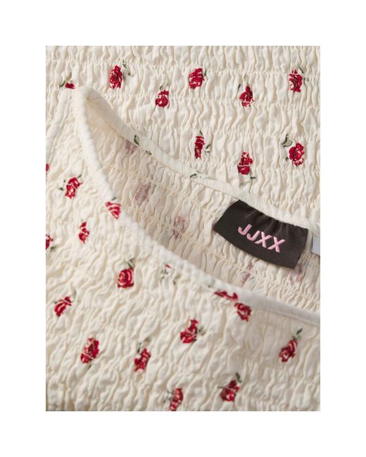 JJXX Pink Smock Peplum Top
