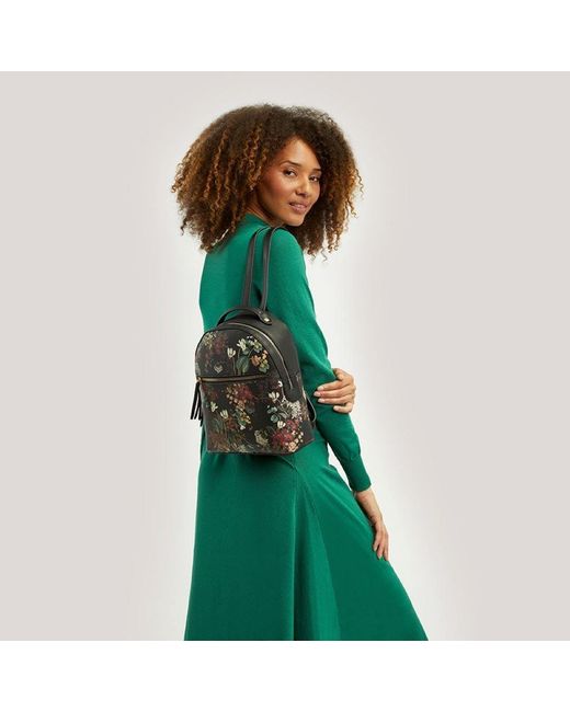 Fiorelli Green Fior Anouk Floral Backpack