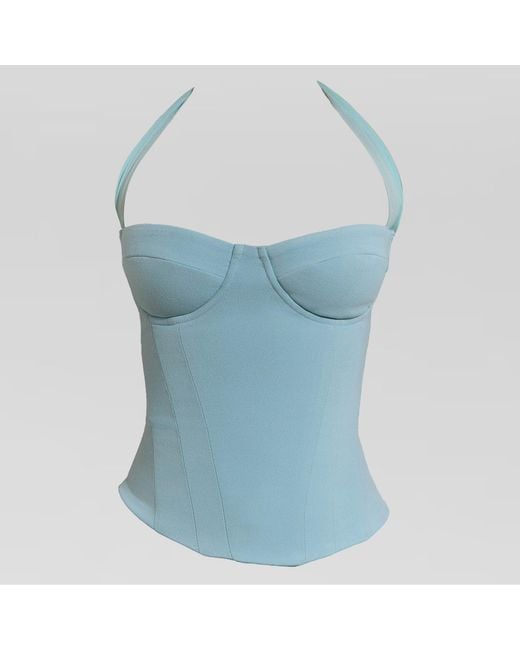 Mars the Label Blue Zadie Corset Top