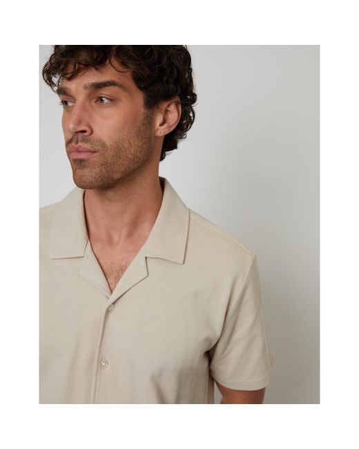 Threadbare Gray Kaylian Short-Sleeve Plain Shirt for men