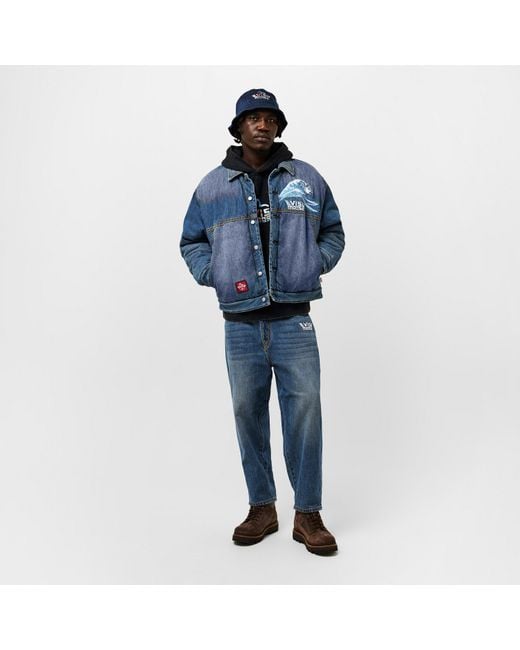 Moose Knuckles Blue X Evisu Denim Jacket for men