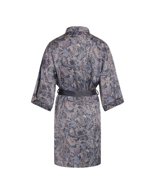 CCDK Blue Kimono Dressing Gown