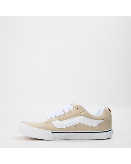 Vans White Knu Skool Shoes for men