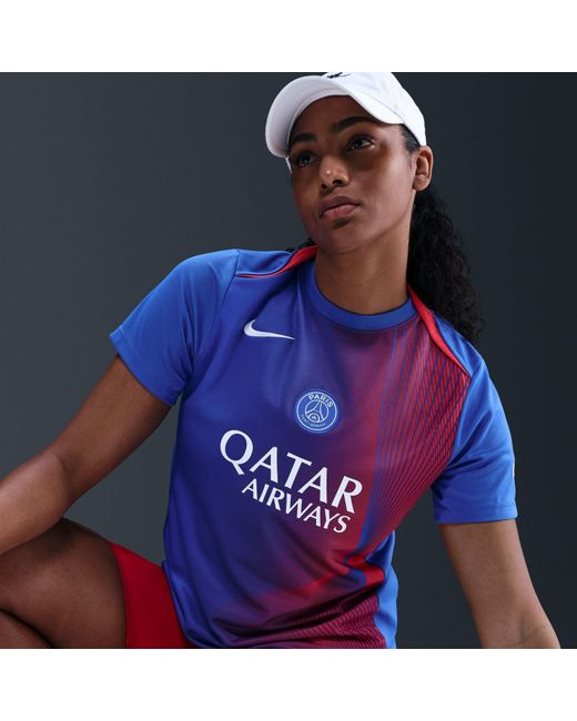 Nike Blue Psg Third Pre Match Shirt 2025 2026