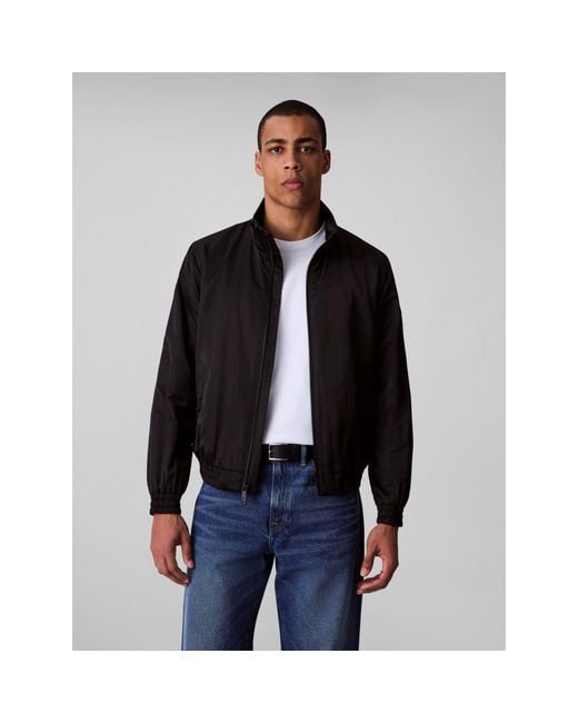 Calvin Klein Black Padded Harrington Jacket for men