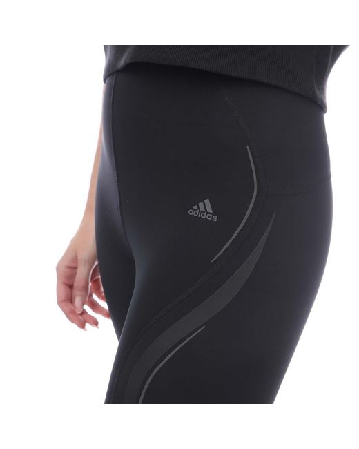 Adidas Black Tailored Hiit Luxe 45 Seconds Training Leggings