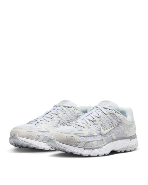 Nike White P-6000 Shoes