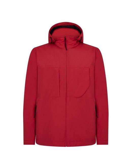 Stone Island Red Stellina Hooded Jacket for men