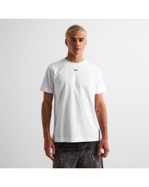 Off-White c/o Virgil Abloh White Off Slim Fit T Shirt for men