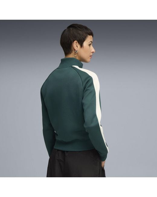PUMA Green T7 Track Jacket