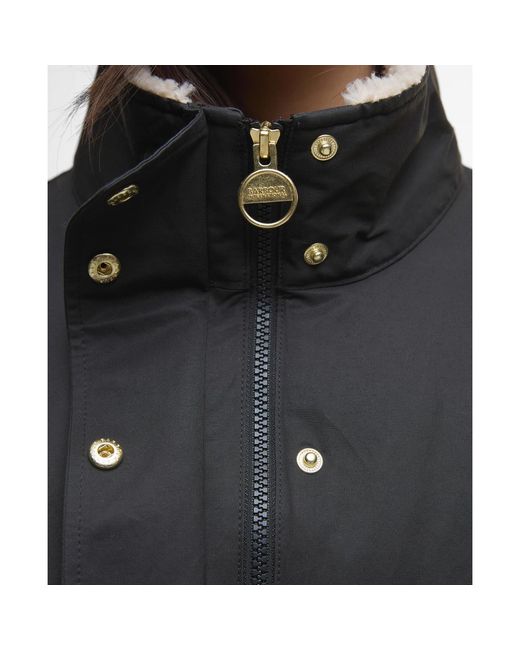 Barbour Black Luanda 3-In-1 Showerproof Long Sleeve Rain Anorak