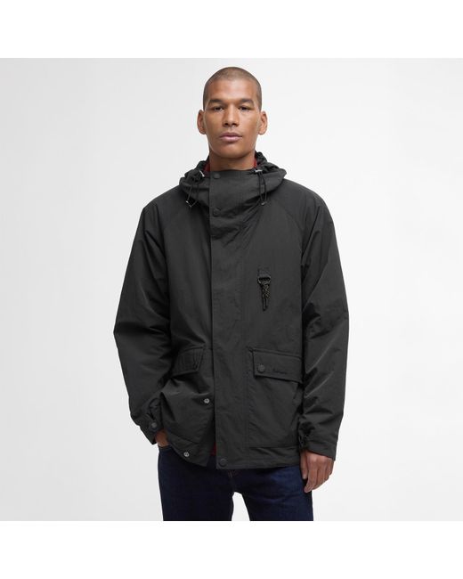 Barbour Black Rig Showerproof Jacket for men