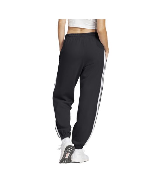Adidas Gray Essentials 3-Stripes Pants Slim