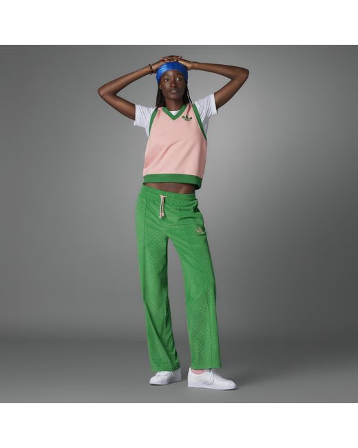 Adidas Originals Pink Adicolour 70S Sweater Vest