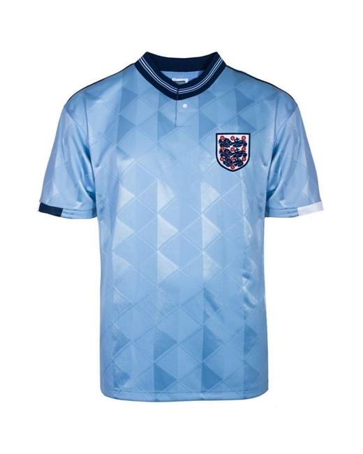 Score Draw Blue England Third Shirt 1989 Adults for men