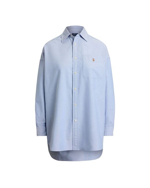 Polo Ralph Lauren Blue Long Sleeve Blouse