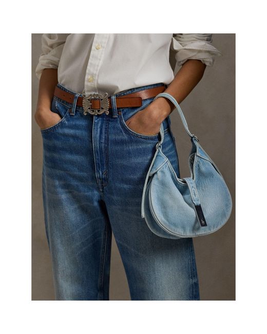 Polo Ralph Lauren Blue Id Small Shoulder Bag