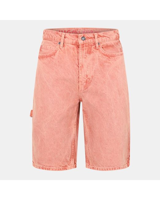 HUGO Pink Denim Shorts for men